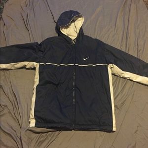Men's blue Nike reversible jacket